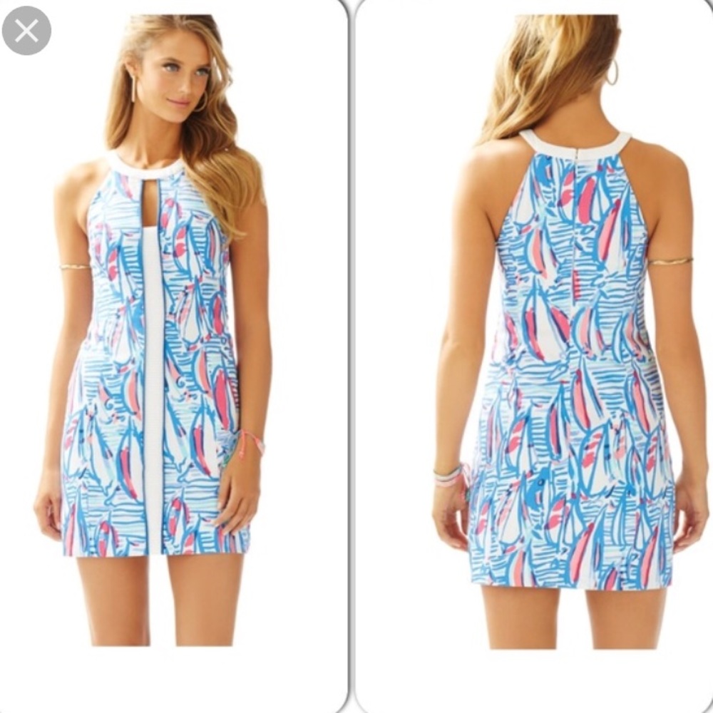 Lilly Pulitzer SIZE 2 Red Right Return dress NWOT